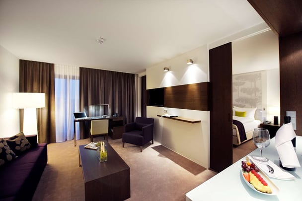 Junior Suite Living at Atlantic Congress Hotel Essen