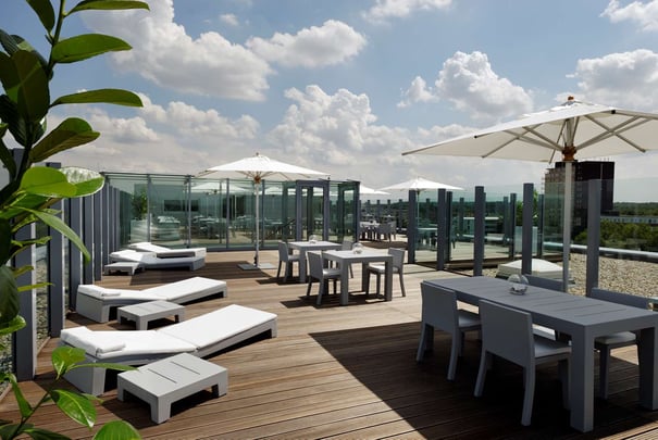 Roof Terrace at Atlantic Congress Hotel Essen