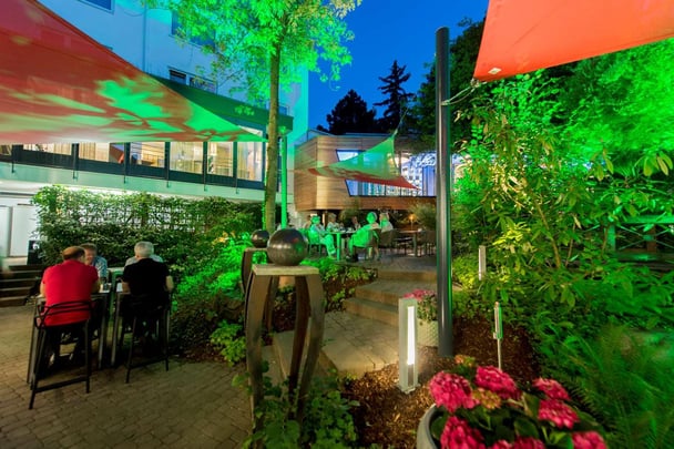 Garden Bar Evening at Atrium Hotel Mainz