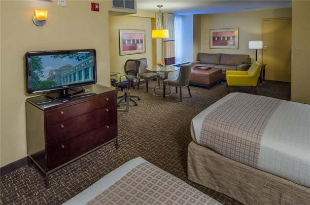 Corporate Quarter DD View Seating Area