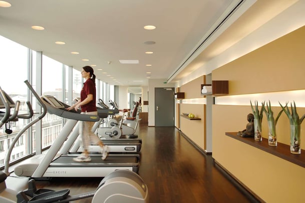 Fitness Area at Kastens Hotel Luisenhof Hanover