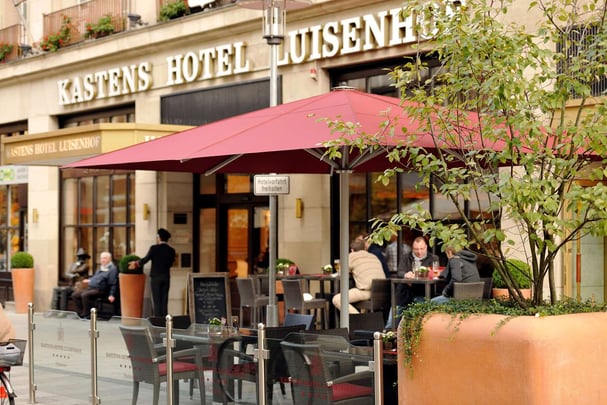Terrace at Kastens Hotel Luisenhof Hanover