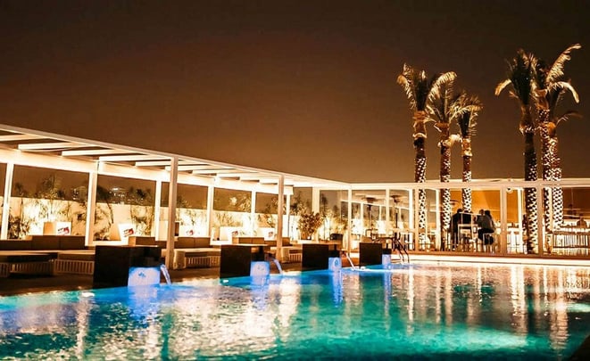 Coco Poolside Bar at Media One Hotel Dubai