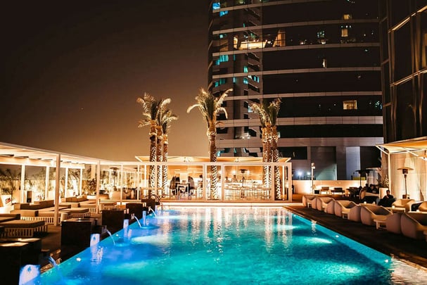 Coco Pool Bar at Media One Hotel Dubai