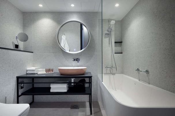 Superior bathroom street view