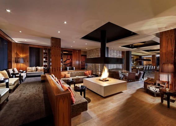 Fireplace Lounge and Bar at Parkhotel Stuttgart