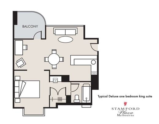 Deluxe One Bedroom King Suite - Stamford Plaza Melbourne