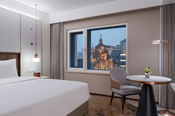 King Bedroom at Sunworld Dynasty Hotel Beijing