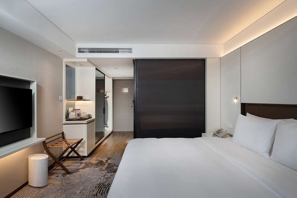 King Bedroom at Sunworld Dynasty Hotel Beijing