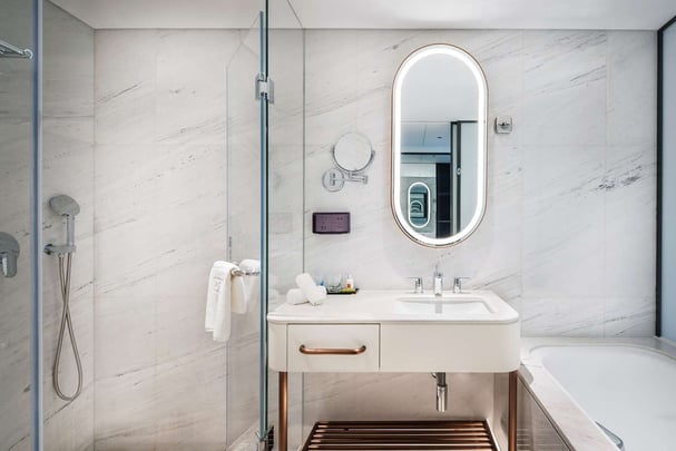 Bathroom at Sunworld Dynasty Hotel Beijing