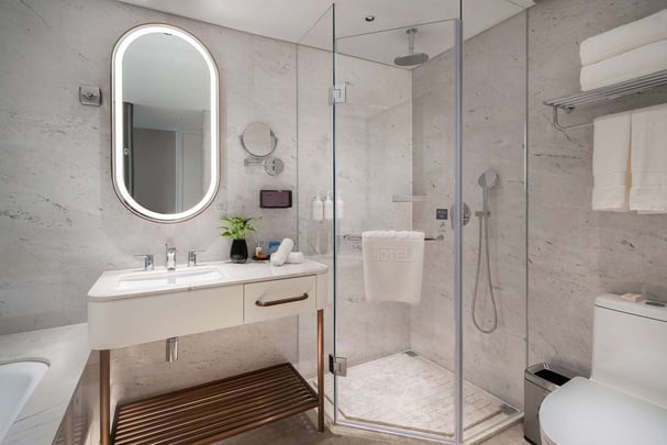 Bathroom at Sunworld Dynasty Hotel Beijing