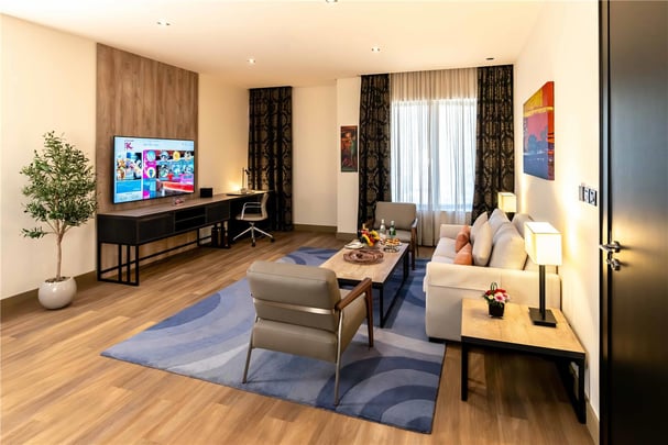 Premium One Bedroom Suite Living Room