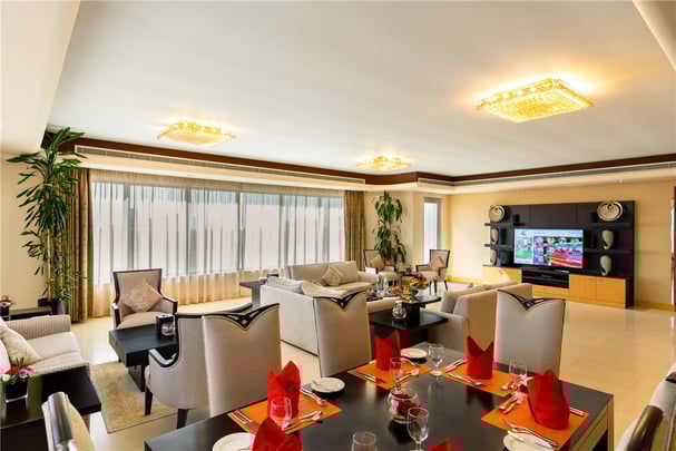 Amiri Suite Living and Dining Area