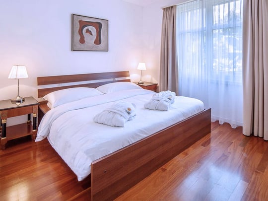 Apartment Bedroom at Villa Sassa Lugano