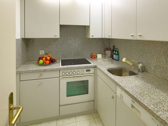 Junior Suite Lake View Kitchen at Villa Sassa