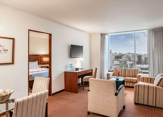 Senior Suite Room at Casa Andina Hotels Lima Peru-Sitting Area