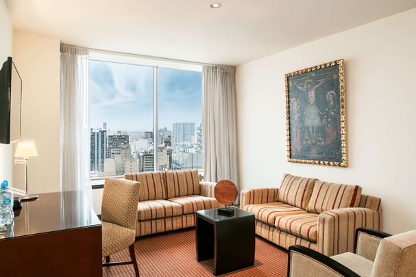Senior Suite Room at Casa Andina Hotels Lima Peru-Sitting Area