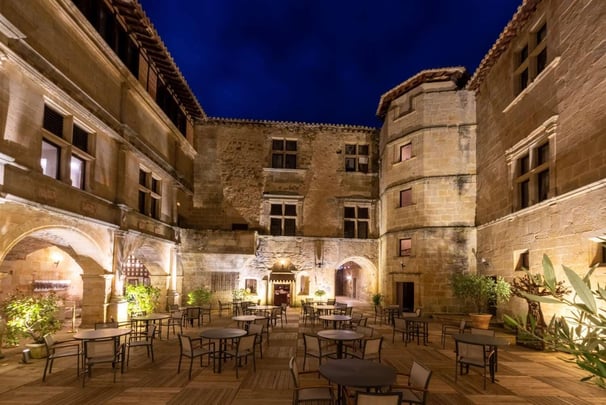 Central castle courtyard