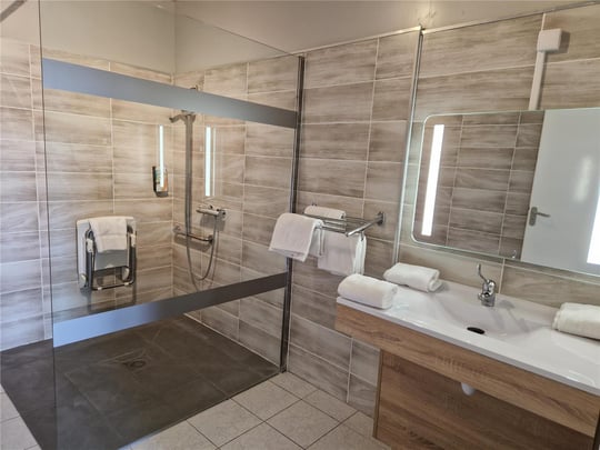 Guest room bath (accessible)