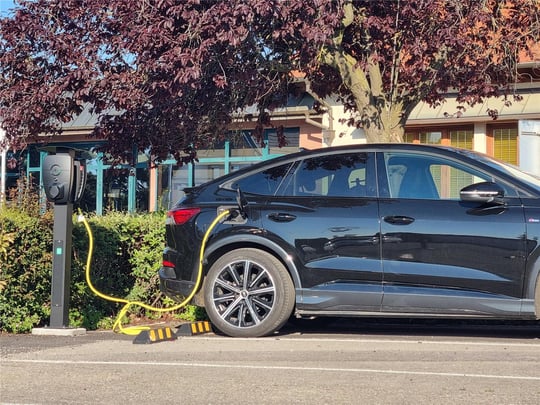 Car charging station parking