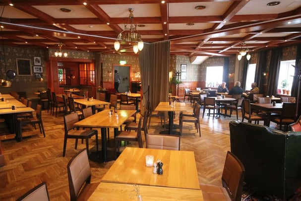 Breakfast in restaurant