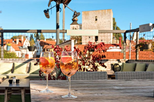 Roof top bar Exterior Strand Hotel