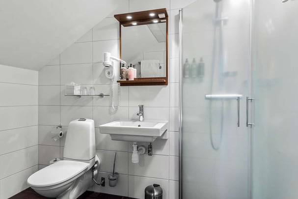 Twin Bathroom BW Plus Edward Hotel