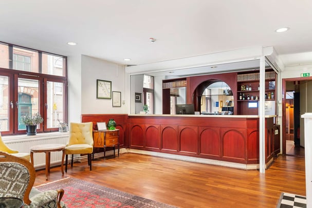 Reception BW Tidbloms Hotel