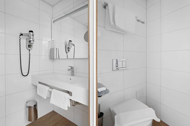 Best Western Halland Two single standard Bathroom