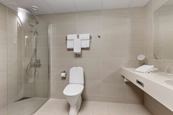 Economy bathroom BW Plus Hotell Savoy Lulea