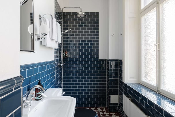 Hotel Ruth Bathroom blue