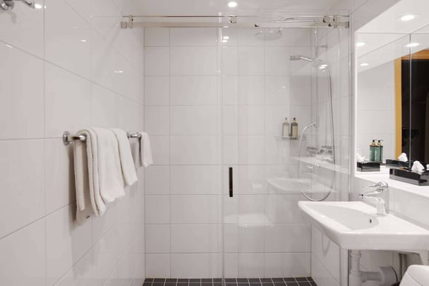 Bathroom with walk in shower