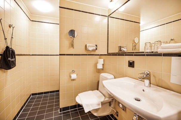 Family twin sofabed wallbed bathroom Hotel Heden