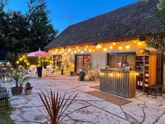 Poolside Garden Area