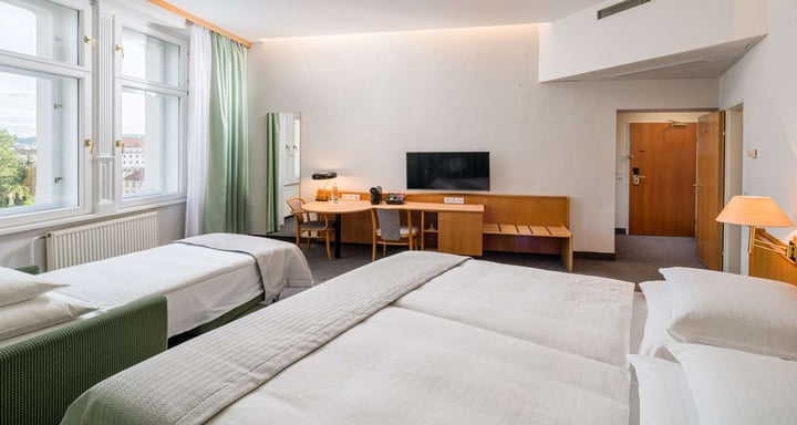 Double superior room with sofabed