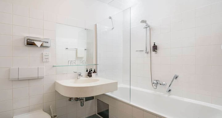 bathroom castle view room