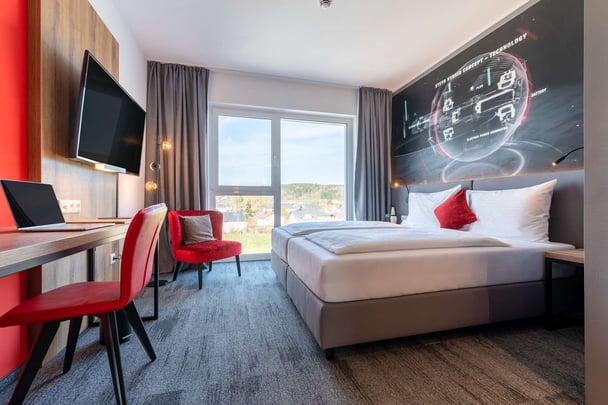 Aiden@Stadtgut Steyr Double Room with open bathroom