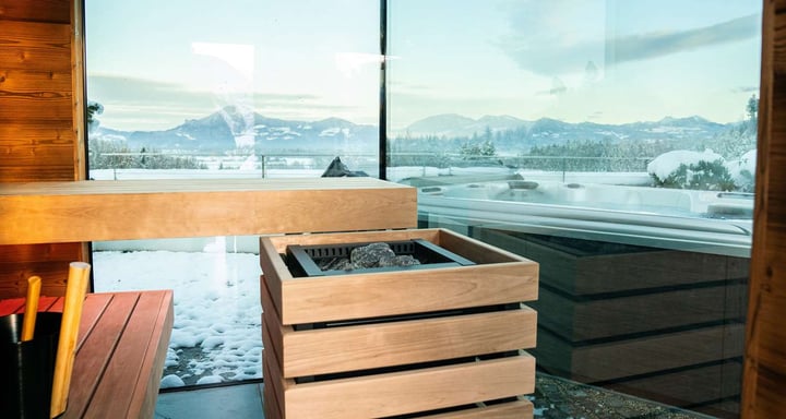 rooftop sauna