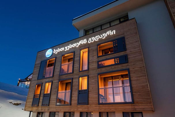 Best Western Gudauri Exterior at nights
