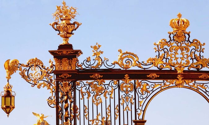 City with Golden Gates