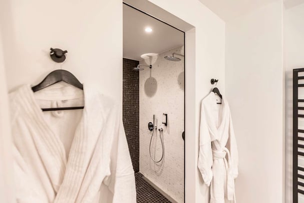 Best Western Plus Crystal Hotel and Spa Prestige Suite Walk In Double Shower
