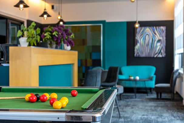 Salon lounge billard