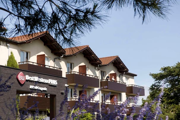 Exterior view of the building