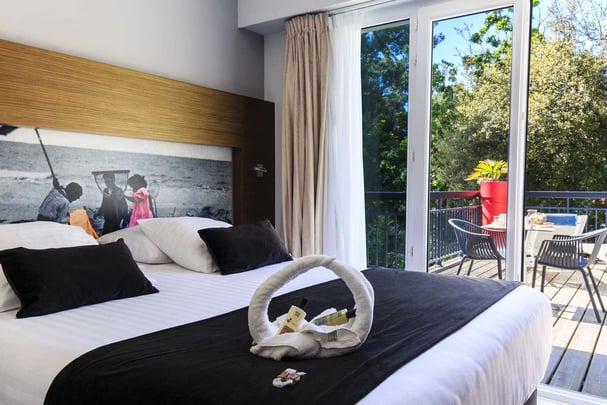 Chambre jardin terrasse