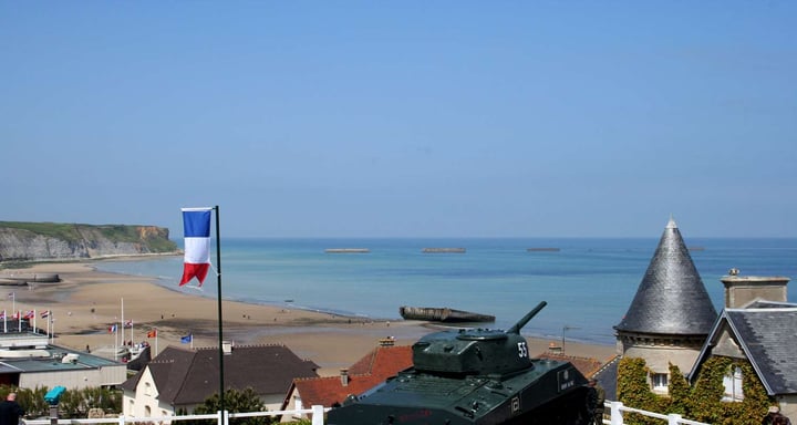Local Tourist Attraction - Landing Beach Normandy