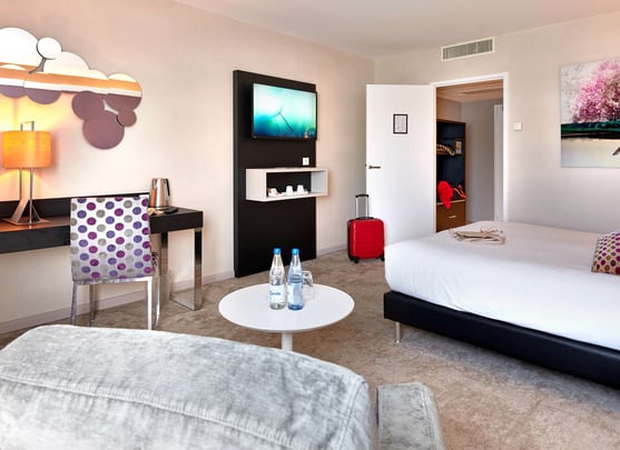 Double confort room with one sofa bed