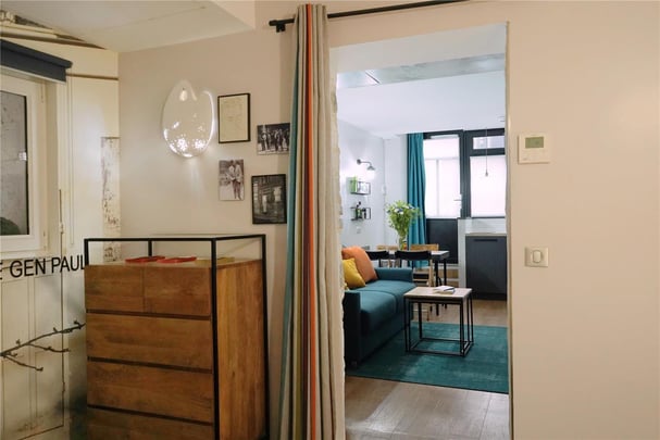 Apartment with kitchen