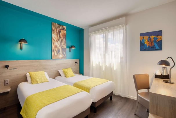 Confort Room with Two Twin Beds