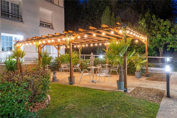 Terrasse exterieur nuit