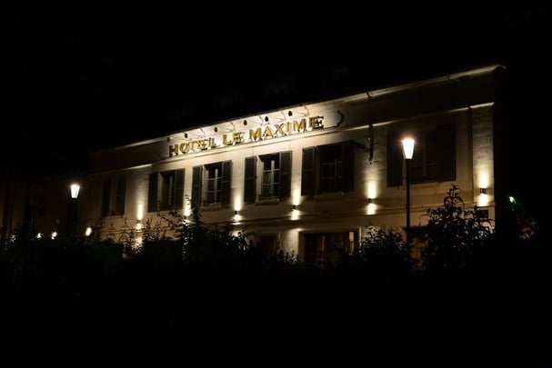 Exterior View at Night